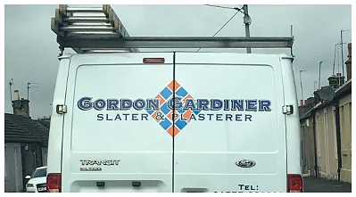 Back of Work Van